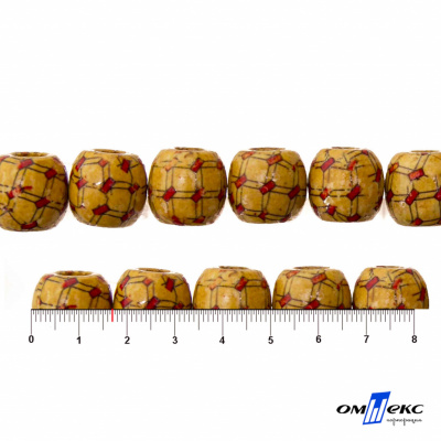 0189-Бусины деревянные "ОмТекс", 17 мм, упак.50+/-3шт - купить в Новомосковске. Цена: 83.66 руб.