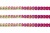 Пайетки "ОмТекс" на нитях, CREAM, 6 мм С / упак.73+/-1м, цв. 89 - розовый - купить в Новомосковске. Цена: 468.37 руб.