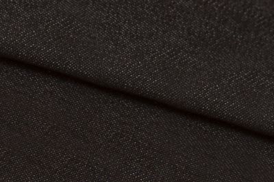 Ткань джинсовая №96, 160 гр/м2, шир.148см, цвет чёрный - купить в Новомосковске. Цена 350.42 руб.