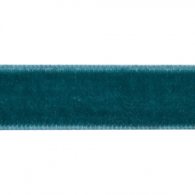 Лента бархатная нейлон, шир.12 мм, (упак. 45,7м), цв.65-изумруд - купить в Новомосковске. Цена: 392 руб.