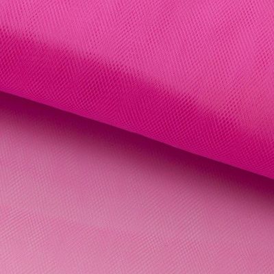 Фатин матовый 16-31, 12 гр/м2, шир.300см, цвет барби розовый - купить в Новомосковске. Цена 101.95 руб.