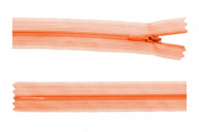 Молния потайная Т3 849, 20 см, капрон, цвет оранжевый - купить в Новомосковске. Цена: 5.12 руб.