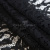 Кружевное полотно #2307, 145 гр/м2, шир.150см, цвет чёрный - купить в Новомосковске. Цена 449.07 руб.