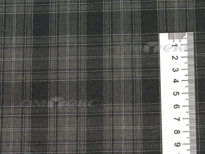 Ткань костюмная клетка 25235 2004, 185 гр/м2, шир.150см, цвет серый/бел - купить в Новомосковске. Цена 