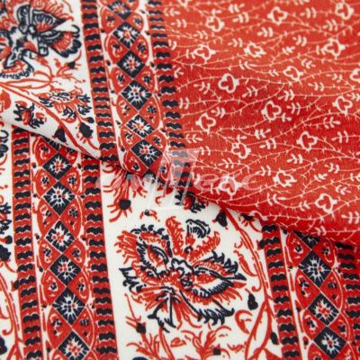 Плательная ткань "Фламенко" 24.1, 80 гр/м2, шир.150 см, принт этнический - купить в Новомосковске. Цена 243.96 руб.