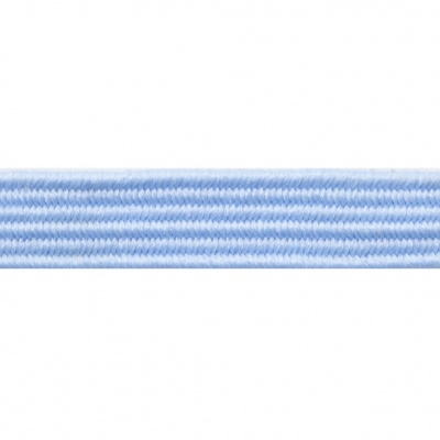 Резиновые нити с текстильным покрытием, шир. 6 мм ( упак.30 м/уп), цв.- 108-голубой - купить в Новомосковске. Цена: 155.22 руб.